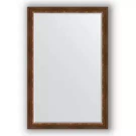 Зеркало с фацетом в багетной раме Evoform римская бронза 88 мм 116х176 см