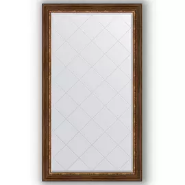Зеркало с гравировкой в багетной раме Evoform римская бронза 88 мм 96x171 см