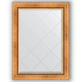 Зеркало с гравировкой в багетной раме Evoform римское золото 88 мм 76x104 см