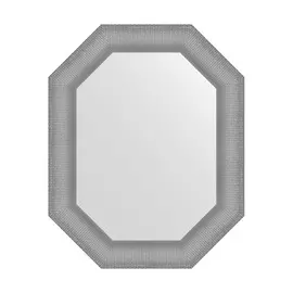 Зеркало в багетной раме Evoform серебряная кольчуга 88 мм 61x76 см