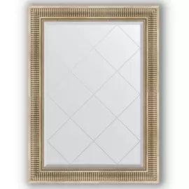 Зеркало с гравировкой в багетной раме Evoform серебряный акведук 93 мм 77x105 см