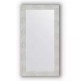 Зеркало в багетной раме Evoform серебряный дождь 70 мм 56х106 см