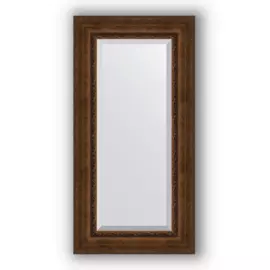 Зеркало с фацетом в багетной раме Evoform состаренная бронза с орнаментом 120 мм 62х122 см