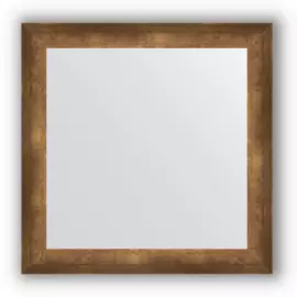 Зеркало в багетной раме Evoform состаренная бронза 66 мм 66х66 см
