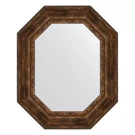 Зеркало в багетной раме Evoform состаренное дерево с орнаментом 120 мм 67x82 см