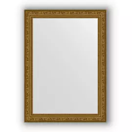 Зеркало в багетной раме Evoform виньетка состаренное золото 56 мм 54х74 см