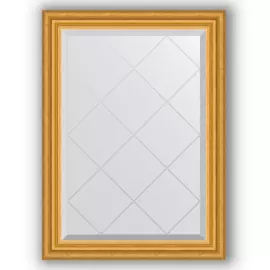 Зеркало с гравировкой в багетной раме Evoform состаренное золото 67 мм 62x85 см