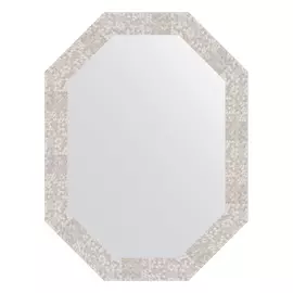 Зеркало в багетной раме Evoform соты алюминий 70 мм 62x82 см