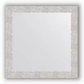 Зеркало в багетной раме Evoform соты алюминий 70 мм 76х76 см