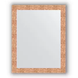 Зеркало в багетной раме Evoform соты медь 70 мм 76х96 см
