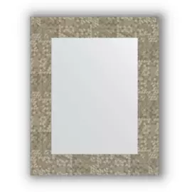 Зеркало в багетной раме Evoform соты титан 70 мм 43х53 см