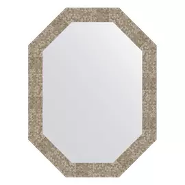 Зеркало в багетной раме Evoform соты титан 70 мм 62x82 см