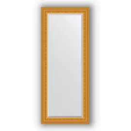 Зеркало с фацетом в багетной раме Evoform сусальное золото 80 мм 60х145 см