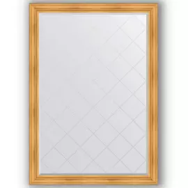 Зеркало с гравировкой в багетной раме Evoform травленое золото 99 мм 134x189 см