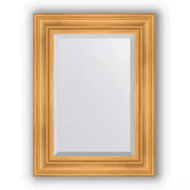 Зеркало с фацетом в багетной раме Evoform травленое золото 99 мм 59х79 см