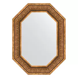 Зеркало в багетной раме Evoform вензель бронзовый 101 мм 59x79 см