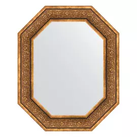 Зеркало в багетной раме Evoform вензель бронзовый 101 мм 64x79 см