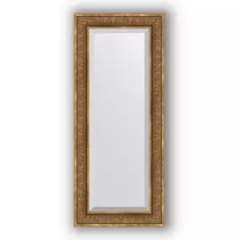 Зеркало с фацетом в багетной раме Evoform вензель бронзовый 101 мм 59х139 см