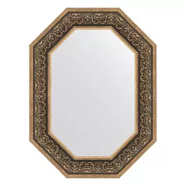 Зеркало в багетной раме Evoform вензель серебряный 101 мм 59x79 см