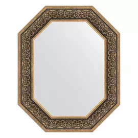 Зеркало в багетной раме Evoform вензель серебряный 101 мм 64x79 см