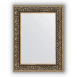Зеркало в багетной раме Evoform вензель серебряный 101 мм 63х83 см