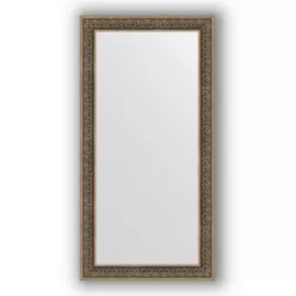 Зеркало в багетной раме Evoform вензель серебряный 101 мм 83х163 см