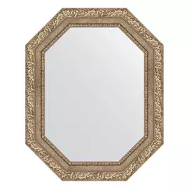 Зеркало в багетной раме Evoform виньетка античное серебро 85 мм 60x75 см
