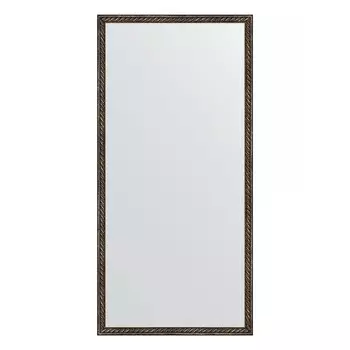 Зеркало в багетной раме Evoform витая бронза 26 мм 48х98 см