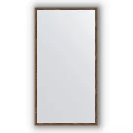 Зеркало в багетной раме Evoform витая бронза 26 мм 68х128 см