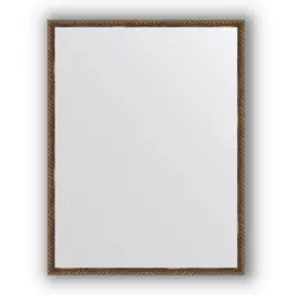 Зеркало в багетной раме Evoform витая бронза 26 мм 68х88 см