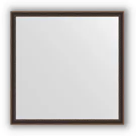 Зеркало в багетной раме Evoform витой махагон 28 мм 58х58 см