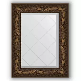 Зеркало с гравировкой в багетной раме Evoform византия бронза 99 мм 59x76 см