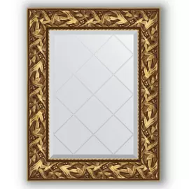 Зеркало с гравировкой в багетной раме Evoform византия золото 99 мм 59x76 см