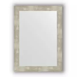 Зеркало в багетной раме Evoform алюминий 61 мм 54х74 см