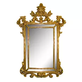 Зеркало в золотистой раме Tengzhou shengquan 41.5х93.5х4см