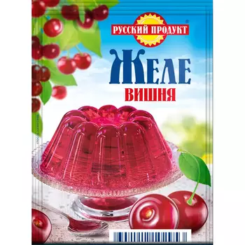 Желе быстрого приготовления Русский продукт со вкусом вишни 50 г
