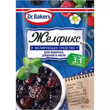 Желфикс Dr. Bakers 3:1 для консервирования 25 г