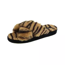 Женские тапочки De Fonseca Materra коричневые с черным р.39