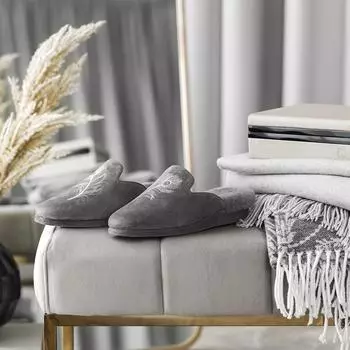 Тапочки женские меховые Togas Мидария серые р.38-39