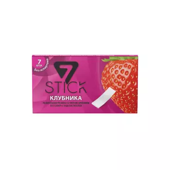 Жевательная резинка 7 Stick Клубника, 7 пластинок