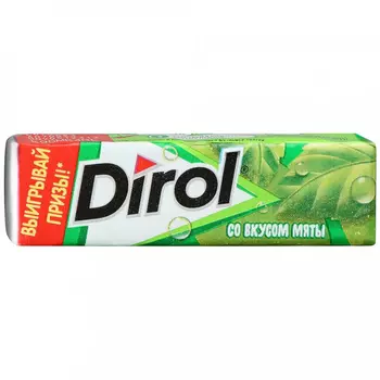 Жевательная резинка Dirol Мята, 13.6 г