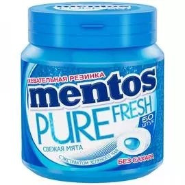 Жевательная резинка Mentos Pure Fresh Свежая мята, 100г