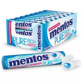 Жевательная резинка Mentos со вкусом Свежей мяты, 15,5
