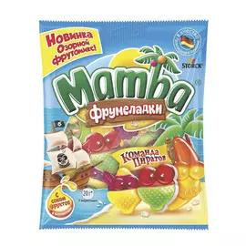 Жевательный мармелад Mamba Команда Пиратов 70 г