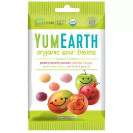 Жевательный мармелад YumEarth манго-гранат-персик-яблоко, 50 г