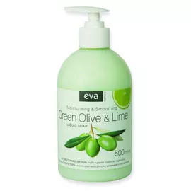 Жидкое крем-мыло Eva Natura "Зелёная олива и Лайм" 500 мл