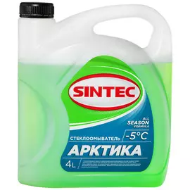 Стеклоомывающая жидкость Sintec Арктика -5°C, 4л