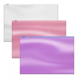 Zip-пакет пластиковый Erich Krause Glossy Candy A4 в ассортименте