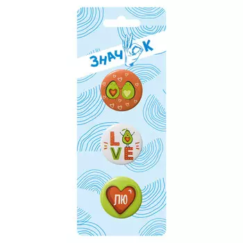 Значок Be Happy: love