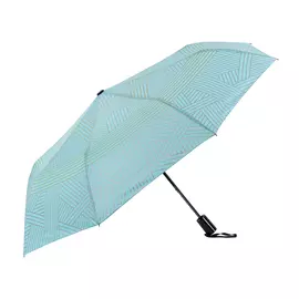 Зонт полуавтомат Sima женский Звезда голубой 3 сложения